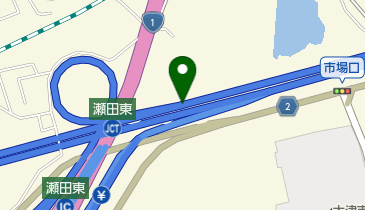 名神高速道路 瀬田東JCT 上りの地図画像