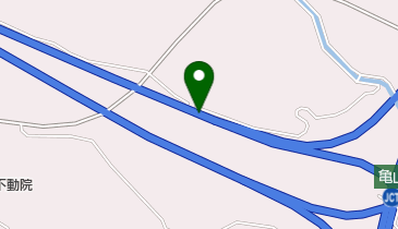 新名神高速道路 亀山JCT 上りの地図画像