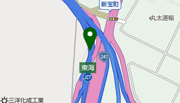 名古屋4号東海線 東海IC(JCT) 上りの地図画像