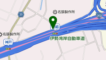 伊勢湾岸自動車道 名古屋南IC(JCT) 上りの地図画像