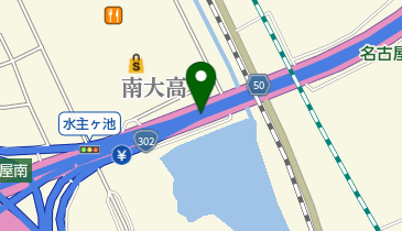 名古屋第二環状自動車道 名古屋南IC(JCT) 上りの地図画像