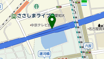 名古屋5号万場線 新洲崎JCT 上りの地図画像