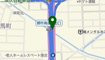 名古屋1号楠線 楠IC(JCT) 上りの地図画像
