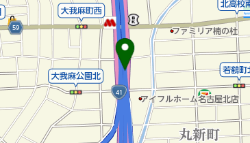 名古屋11号小牧線 楠IC(JCT) 上りの地図画像
