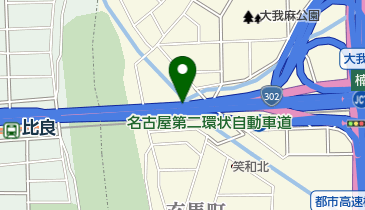 名古屋第二環状自動車道 楠IC(JCT) 上りの地図画像