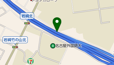 東名高速道路 日進JCT 上りの地図画像