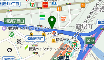 神奈川2号三ツ沢線 金港JCT 上りの地図画像