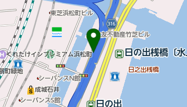 首都1号羽田線 浜崎橋JCT 上りの地図画像