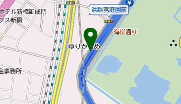 首都都心環状線 汐留JCT 上りの地図画像