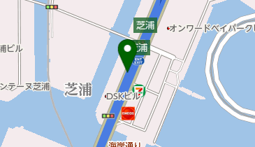 首都1号羽田線 芝浦JCT 上りの地図画像