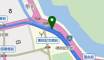 首都都心環状線 三宅坂JCT 上りの地図画像