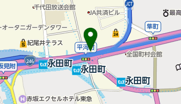 首都4号新宿線 三宅坂JCT 上りの地図画像