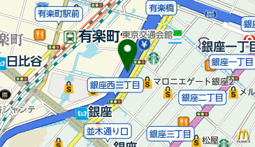 首都八重洲線 西銀座JCT 上りの地図画像