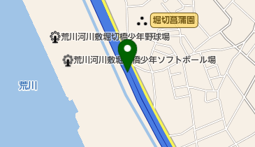 首都中央環状線 堀切JCT 上りの地図画像