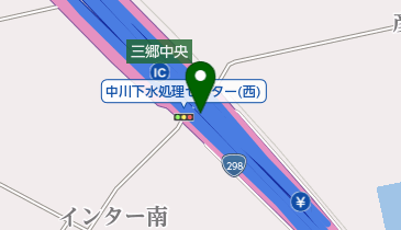 東京外環自動車道 三郷IC(JCT) 上りの地図画像