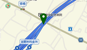 東関東自動車道(湾岸市川-潮来) 宮野木JCT 上りの地図画像