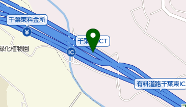 千葉東金道路 千葉東JCT 上りの地図画像