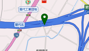 長野自動車道 更埴JCT 上りの地図画像