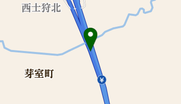 帯広・広尾自動車道 帯広JCT 上りの地図画像