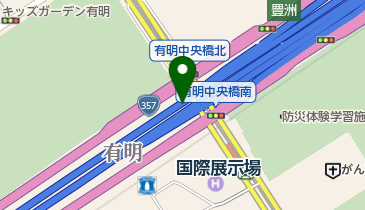 首都湾岸線 東雲JCT 上りの地図画像