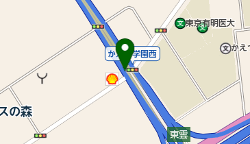 首都10号晴海線 東雲JCT 上りの地図画像