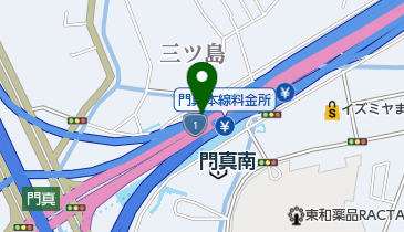 第二京阪道路 門真JCT 上りの地図画像