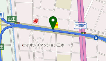 名古屋都心環状線 山王JCT 上りの地図画像