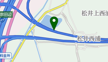 新名神高速道路 八幡京田辺IC(JCT) 上りの地図画像