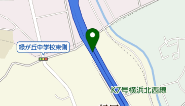 神奈川7号横浜北西線 横浜青葉JCT 上りの地図画像