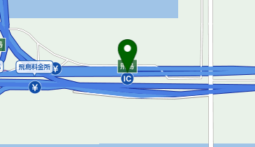 伊勢湾岸自動車道 飛島JCT 上りの地図画像