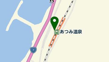 あつみ温泉の地図画像