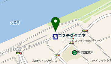 コスモスクエアの地図画像