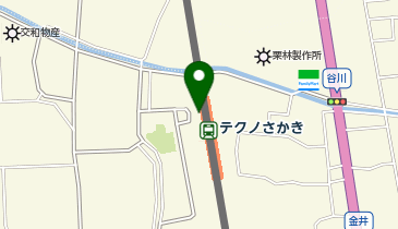 テクノさかきの地図画像