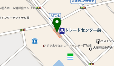 トレードセンター前の地図画像