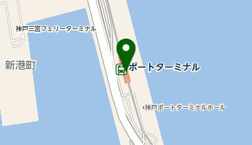 ポートターミナルの地図画像