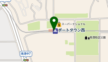 ポートタウン西の地図画像