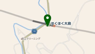 ほくほく大島の地図画像