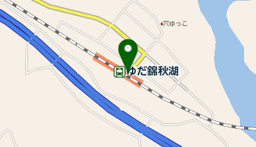 ゆだ錦秋湖の地図画像