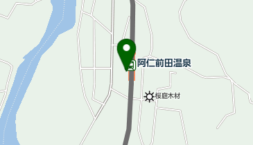 阿仁前田温泉の地図画像