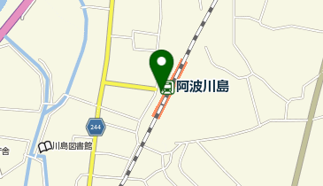 阿波川島の地図画像