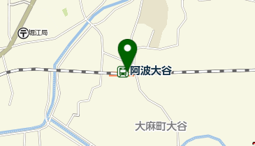 阿波大谷の地図画像