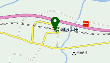 阿波半田の地図画像