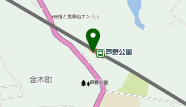 芦野公園の地図画像