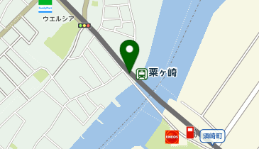 粟ヶ崎の地図画像