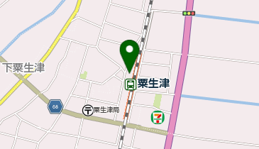 粟生津の地図画像