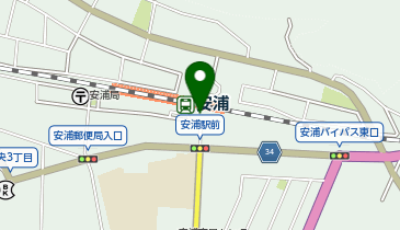 安浦の地図画像