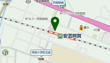 安芸阿賀の地図画像