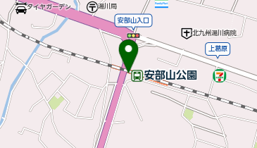 安部山公園の地図画像