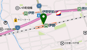 伊野(土讃線)の地図画像