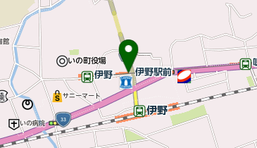伊野駅前の地図画像